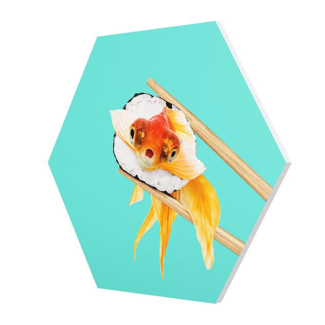 Tableaux forex Sushi avec poisson rouge