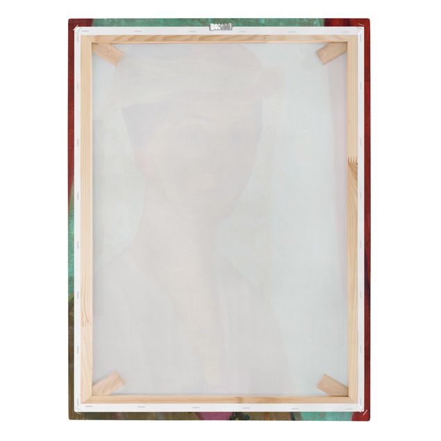 Paula Becker tableaux Paula Modersohn-Becker - Autoportrait avec un chapeau et une voilette