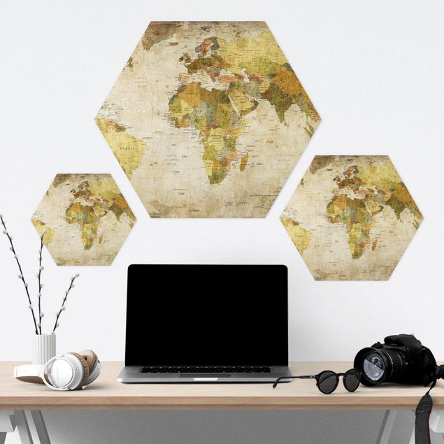 Hexagone en forex - World map
