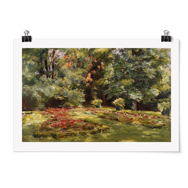 Tableaux arbres Max Liebermann - Terrasse fleurie du Wannseegarten