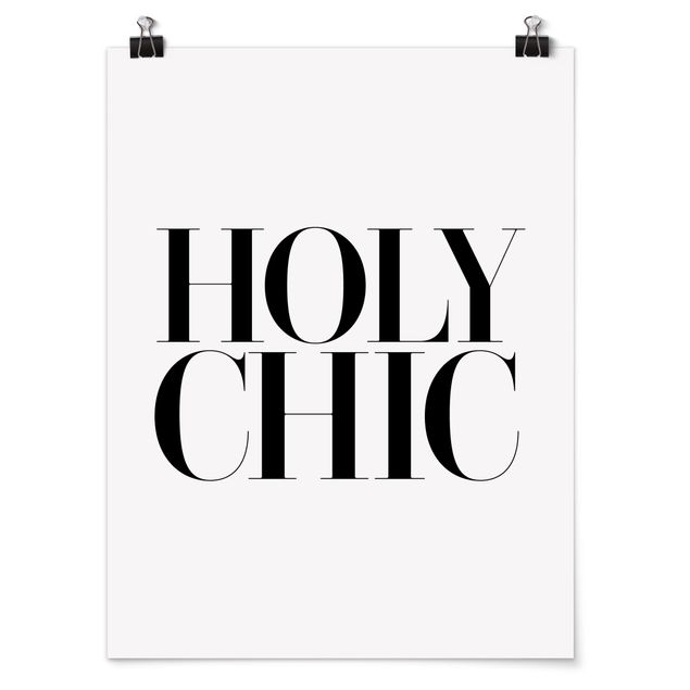 Poster citations Holy Chic