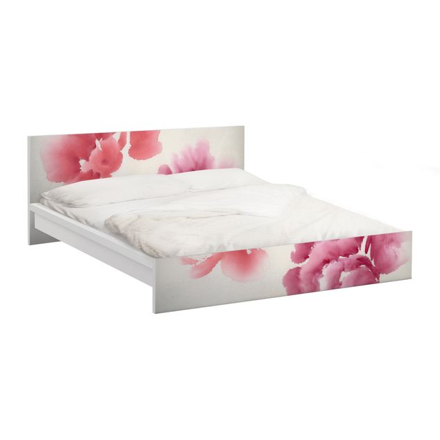 Papier adhésif pour meuble IKEA - Malm lit 180x200cm - Artistic Flora II