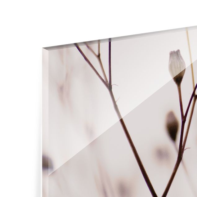 Fonds de hotte - Dark Buds On Wild Flower Twig - Format paysage 4:3