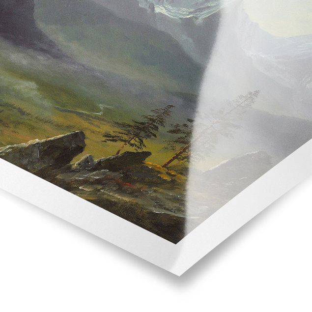 Tableaux modernes Albert Bierstadt - Mont Blanc