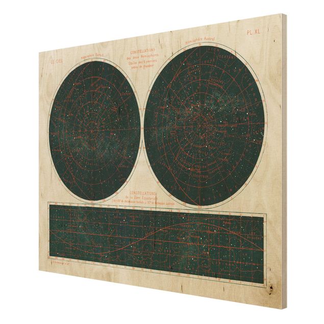 Tableaux muraux Illustration vintage Constellations