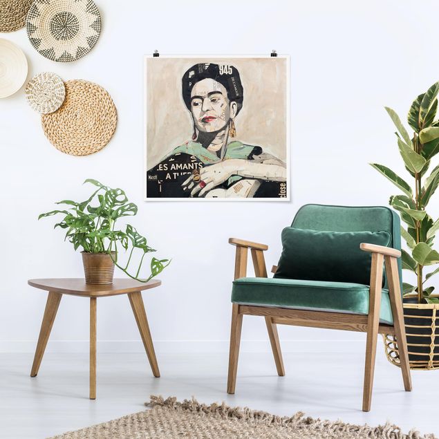 Déco mur cuisine Frida Kahlo - Collage No.4