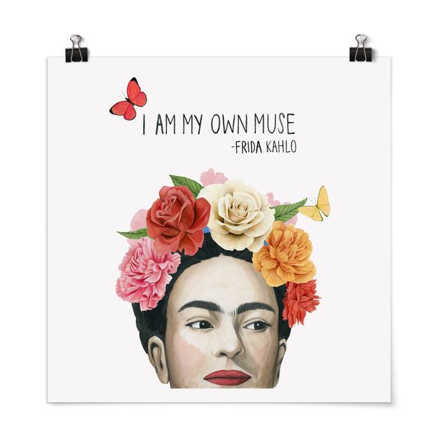 Tableaux fleurs Pensées de Frida - Muse
