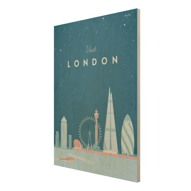 Tableaux de Henry Rivers Poster de voyage - Londres