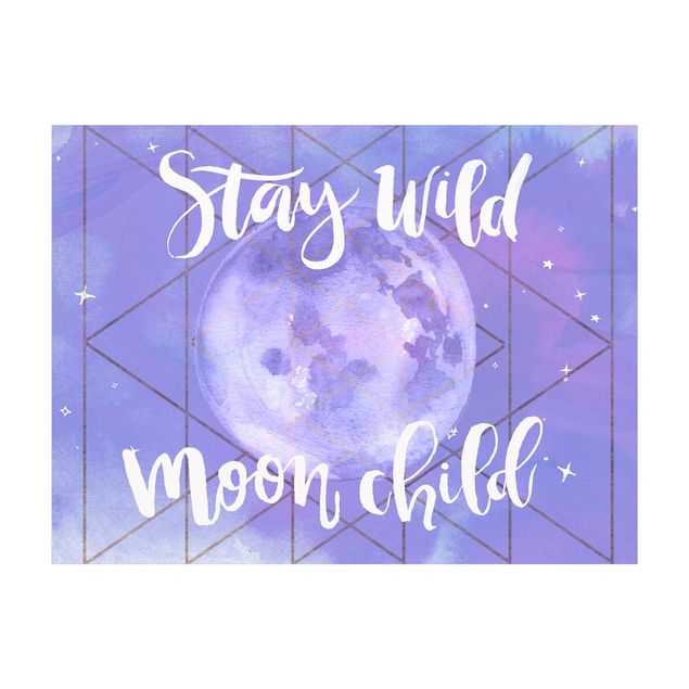 tapis mandala Moon Child - Stay Wild