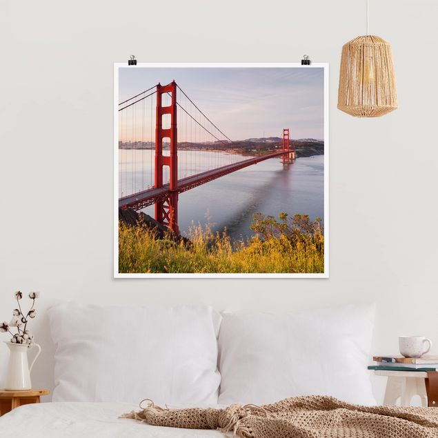 Tableau citations Golden Gate Bridge à San Francisco