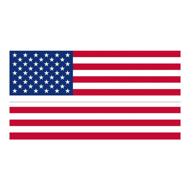 Papier adhésif pour meuble IKEA - Malm lit 140x200cm - Flag of America 1