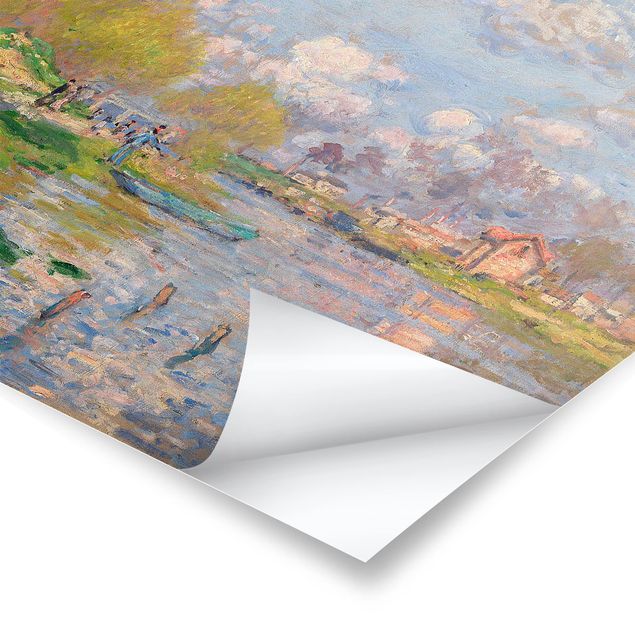 Posters paysage Claude Monet - Printemps sur la Seine