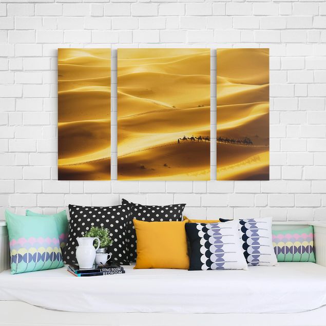 Tableaux sur toile avec dunes Dunes d'or