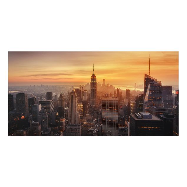 Fond de hotte - Manhattan Skyline Evening