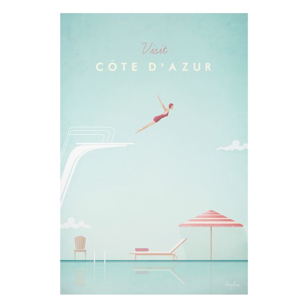 Tableau paysage Poster de voyage - Côte D'Azur
