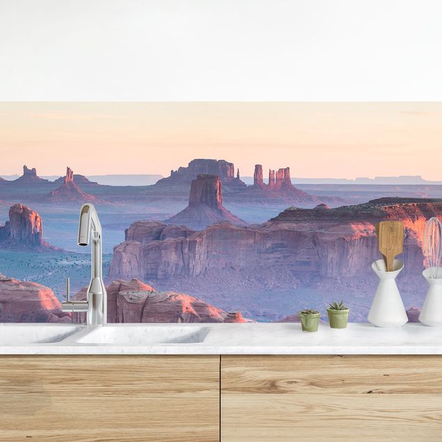 Déco murale cuisine Lever de soleil en Arizona