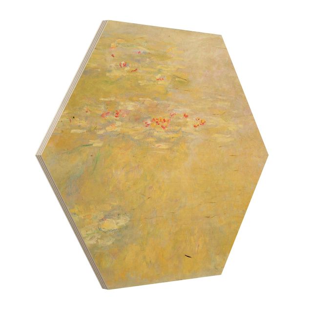 Tableaux en bois avec paysage Claude Monet - L'étang aux nénuphars