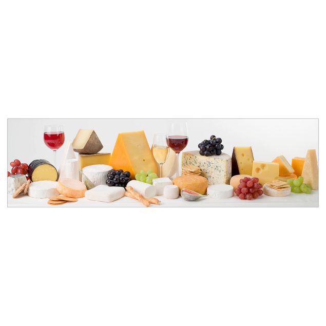 Revêtement mural cuisine - Cheese Varieties