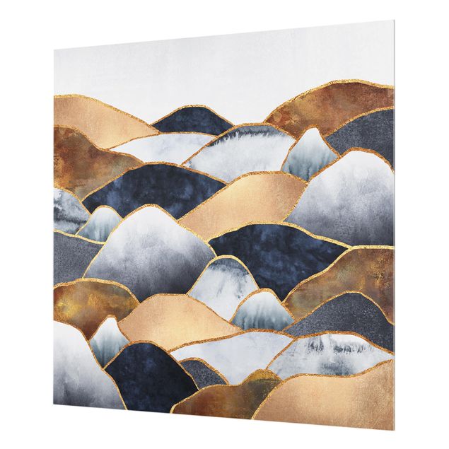 Fond de hotte - Golden Mountains Watercolor