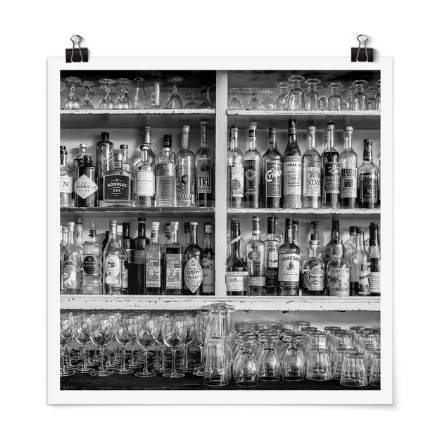 Tableaux modernes Bar noir et blanc