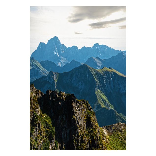 Tableaux paysage Montagnes sur les Lofoten