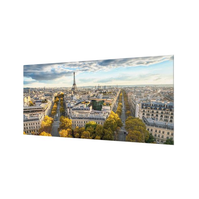 Fonds de hotte - Nice day in Paris - Format paysage 2:1