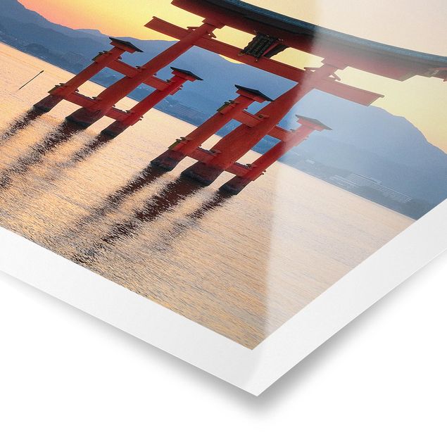 Tableaux moderne Torii à Itsukushima