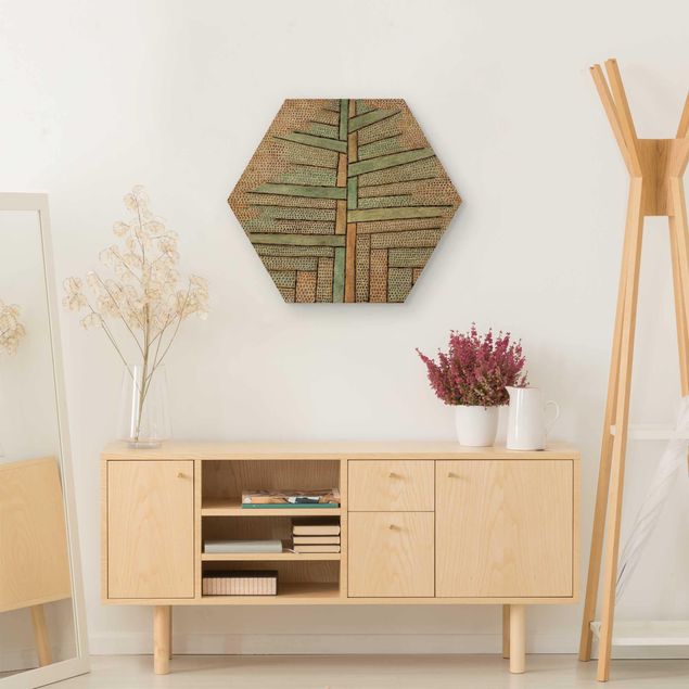 Tableaux en bois avec paysage Paul Klee - Pin