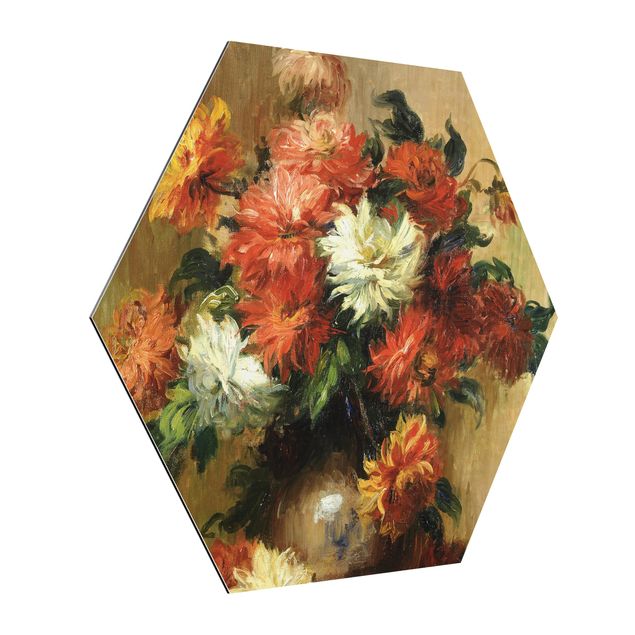 Tableau moderne Auguste Renoir - Nature morte avec des dahlias