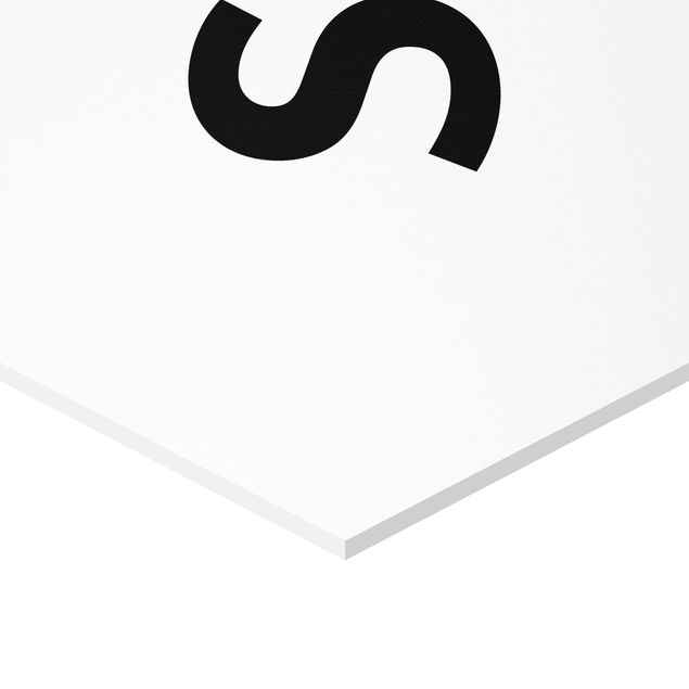 Hexagone en forex - Letter White S