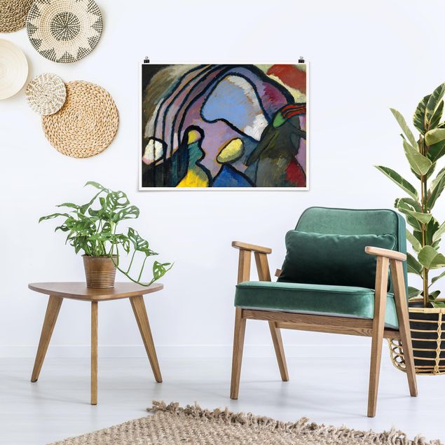 Tableaux Artistiques Wassily Kandinsky - Étude pour l'improvisation 10