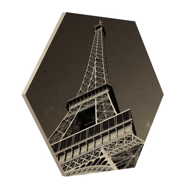 Hexagone en bois - Eiffel tower