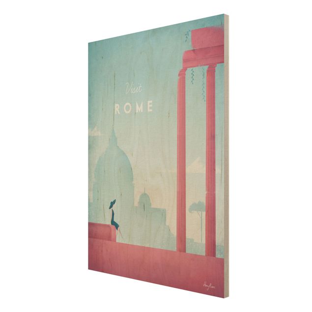 Tableaux de Henry Rivers Poster de voyage - Rome
