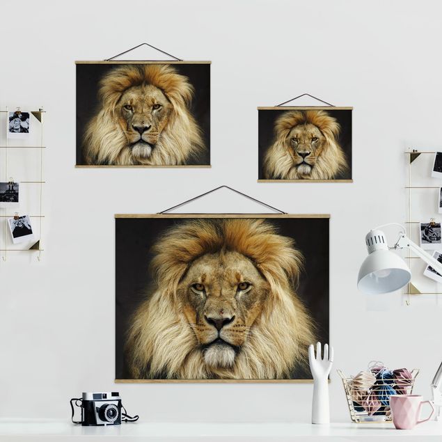 Tableau décoration La sagesse du lion