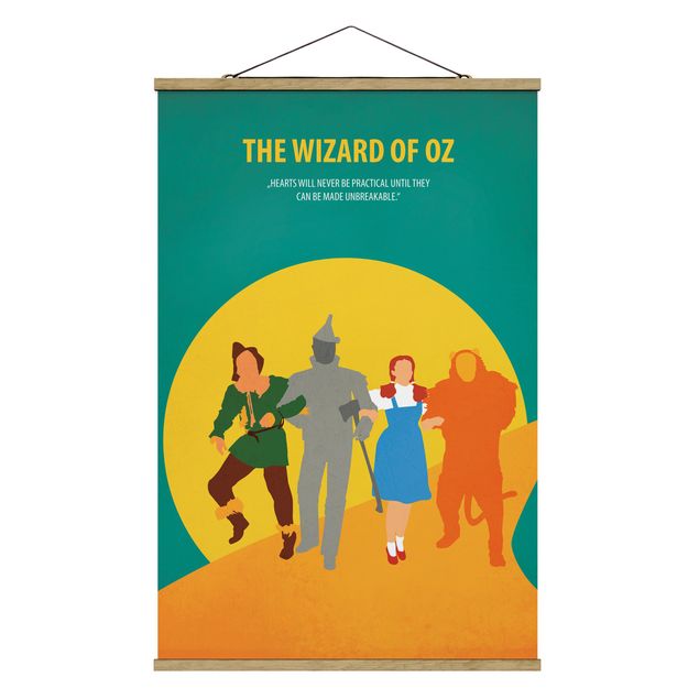 Tableaux portraits Affiche de film Le Magicien d'Oz
