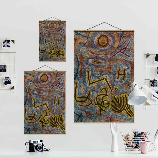 Tableau marron moderne Paul Klee - Catharsis