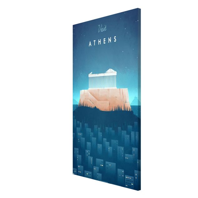 Tableau ville du monde Poster de voyage - Athènes