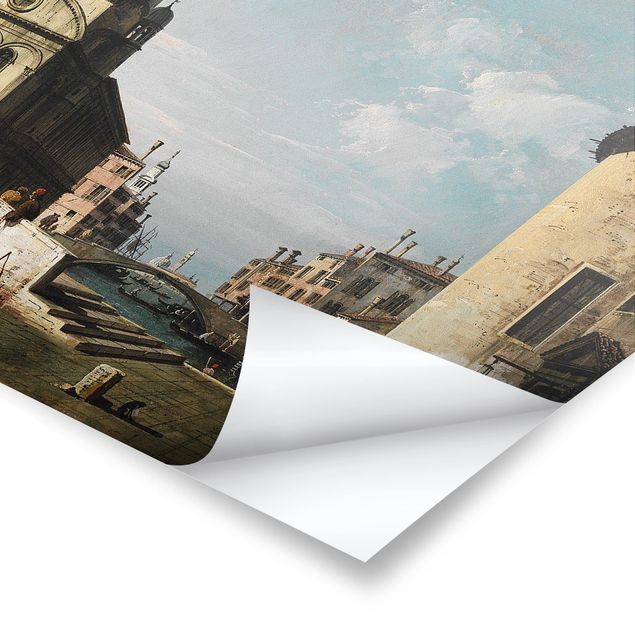 Posters villes Bernardo Bellotto - Capriccio vénitien