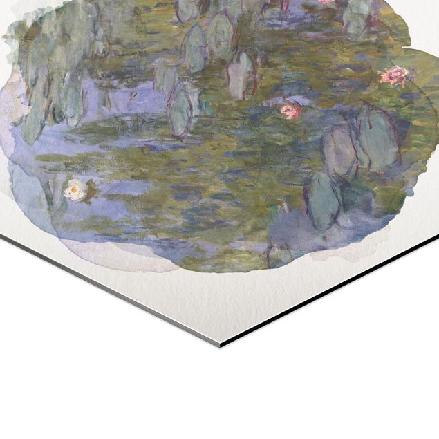 reproduction tableau monet Aquarelles - Claude Monet - Nénuphars (Nympheas)