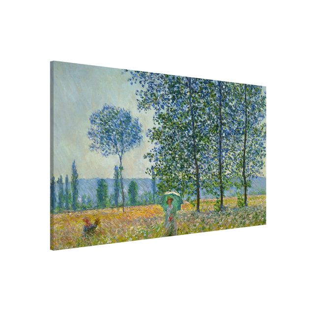 Tableau paysages Claude Monet - Champs au printemps