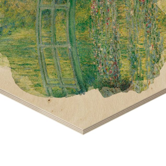 Tableau décoration Aquarelles - Claude Monet - Pont Japonais