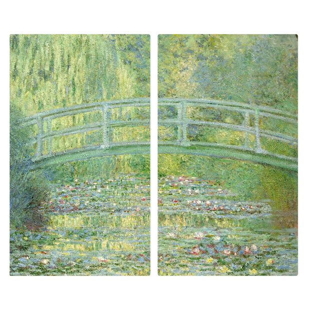 Protection plaque de cuisson Claude Monet - Pont japonais