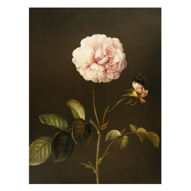 Décoration artistique Barbara Regina Dietzsch - Rose française avec Bumblbee