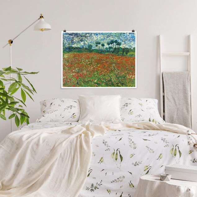 Tableau paysages Vincent Van Gogh - Champ de coquelicots