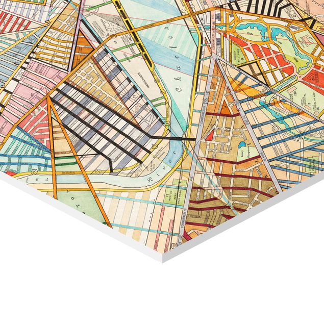 Hexagone en forex - Modern Map Of Boston