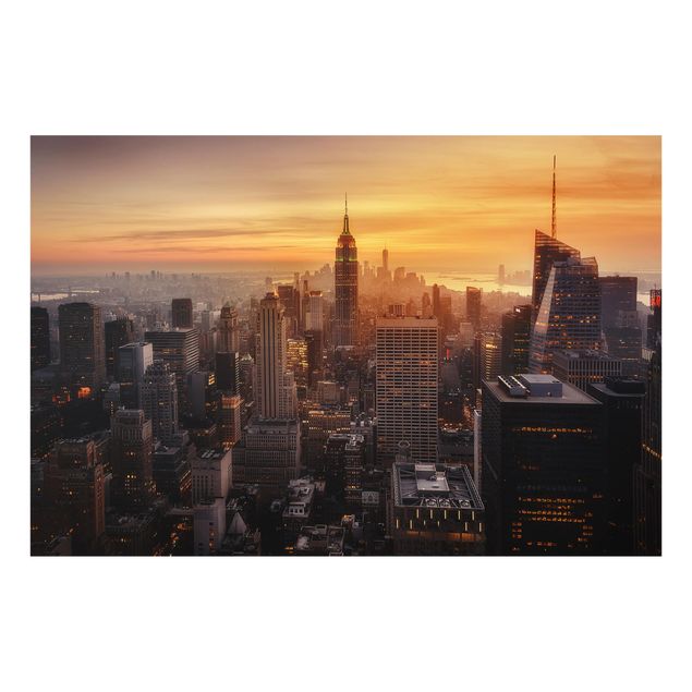 Fond de hotte - Manhattan Skyline Evening