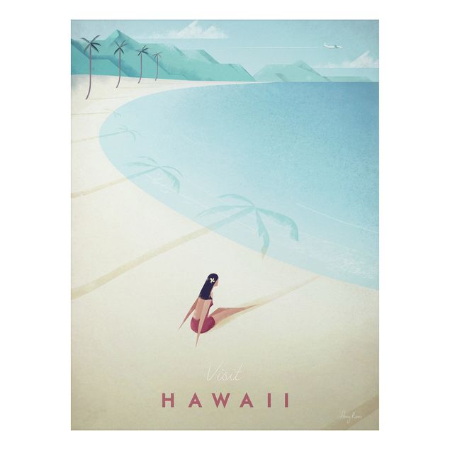Tableau paysage Poster de voyage - Hawaii