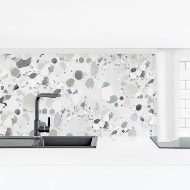 Revêtement mural cuisine - Gravel Pattern In Grey