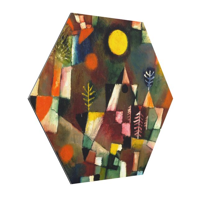 Tableaux abstraits Paul Klee - La pleine lune
