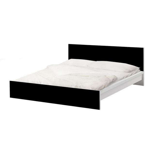 Papier adhésif pour meuble IKEA - Malm lit 160x200cm - Colour Black